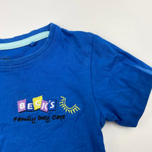 Load image into Gallery viewer, Boys Favourites, blue organic cotton t-shirt / top, GUC, size 2,  