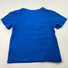 Load image into Gallery viewer, Boys Favourites, blue organic cotton t-shirt / top, GUC, size 2,  