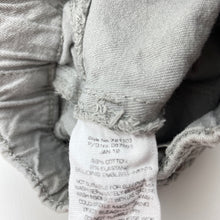Load image into Gallery viewer, unisex Cotton On, grey stretch denim pants, elasticated, GUC, size 000,  