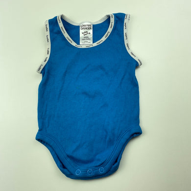 unisex Baby Berry, ribbed cotton singletsuit, GUC, size 0000,  