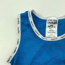Load image into Gallery viewer, unisex Baby Berry, ribbed cotton singletsuit, GUC, size 0000,  