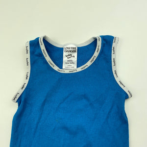 unisex Baby Berry, ribbed cotton singletsuit, GUC, size 0000,  