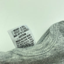 Load image into Gallery viewer, unisex Bonds, grey cotton long sleeve top, GUC, size 000,  