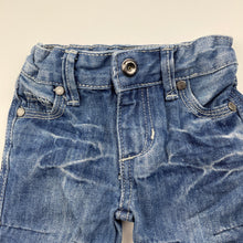 Load image into Gallery viewer, Boys Cotton On, blue denim jeans, adjustable, GUC, size 000,  