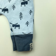 Load image into Gallery viewer, unisex Cotton On, blue leggings / bottoms, moose, GUC, size 0000,  