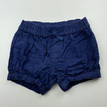 Load image into Gallery viewer, Girls Dymples, lined broderie cotton shorts, elasticated, GUC, size 0,  