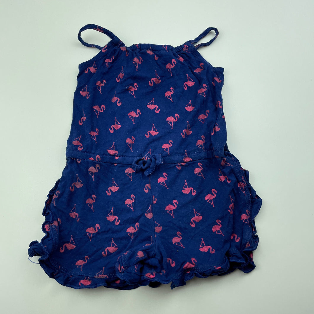 Girls Mango, stretchy summer romper, GUC, size 0,  