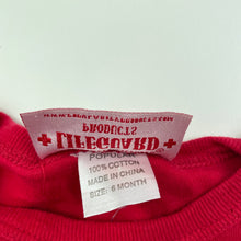 Load image into Gallery viewer, Boys Popularity Products, red cotton bodysuit / romper, GUC, size 6 months,  