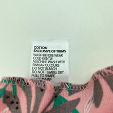 Load image into Gallery viewer, Girls Big Softies, pink floral cotton singlet top, EUC, size 00,  