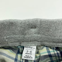 Load image into Gallery viewer, Boys GAP, lined blue denim pants, elasticated, EUC, size 00,  