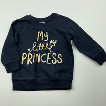 Load image into Gallery viewer, Girls Tiny Little Wonders, navy lightweight sweater / jumper, FUC, size 0,  