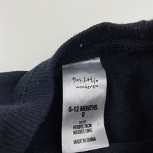 Load image into Gallery viewer, Girls Tiny Little Wonders, navy lightweight sweater / jumper, FUC, size 0,  