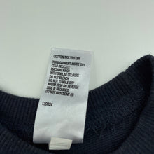 Load image into Gallery viewer, Girls Tiny Little Wonders, navy lightweight sweater / jumper, FUC, size 0,  