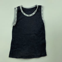 Load image into Gallery viewer, unisex Tiny Little Wonders, ribbed cotton singlet top, FUC, size 0000,  