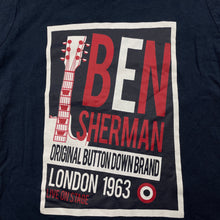 Load image into Gallery viewer, Boys Ben Sherman, navy cotton t-shirt / top, GUC, size 2-3,  