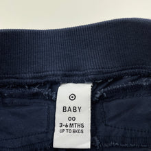 Load image into Gallery viewer, Boys Target, navy stretch cotton shorts, elasticated, EUC, size 00,  