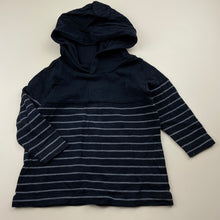 Load image into Gallery viewer, Boys Anko, navy cotton hoode long sleeve top, GUC, size 1,  