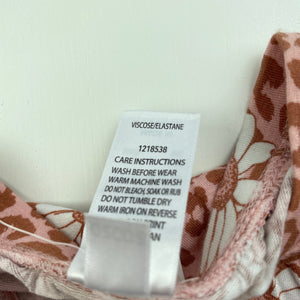 Girls Dymples, lightweight stretchy floral pants / bottoms, EUC, size 00,  
