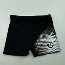 Load image into Gallery viewer, Boys Emerson, black &amp; white swim shorts, elasticated, FUC, size 2,  
