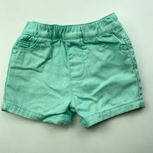 Load image into Gallery viewer, Girls TheKidStore, stretch denim shorts, elasticated, GUC, size 000,  