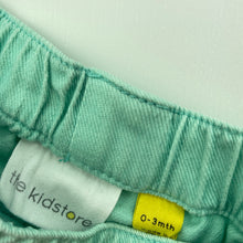 Load image into Gallery viewer, Girls TheKidStore, stretch denim shorts, elasticated, GUC, size 000,  