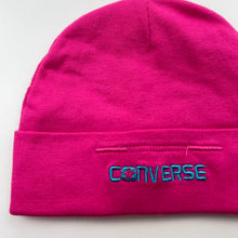 Load image into Gallery viewer, Girls Converse, pink cotton hat / beanie, EUC, size 000-00,  