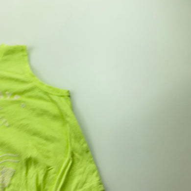 Girls Mango, green tie front summer top, EUC, size 1,  