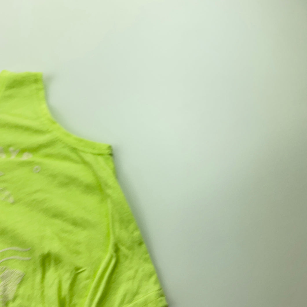 Girls Mango, green tie front summer top, EUC, size 1,  