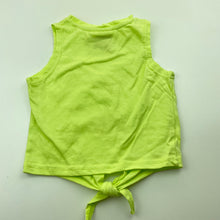 Load image into Gallery viewer, Girls Mango, green tie front summer top, EUC, size 1,  