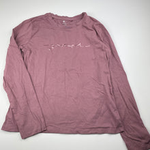 Load image into Gallery viewer, Girls Target, organic cotton long sleeve t-shirt / top, GUC, size 14,  