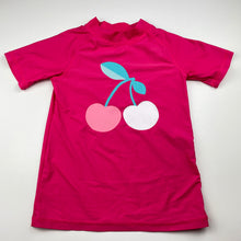Load image into Gallery viewer, Girls H&amp;T, short sleeve rashie / swim top, GUC, size 7,  