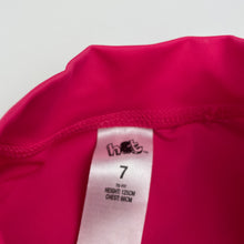 Load image into Gallery viewer, Girls H&amp;T, short sleeve rashie / swim top, GUC, size 7,  