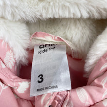 Load image into Gallery viewer, Girls Anko, pink hooded puffer vest / sleeveless jacket, GUC, size 3,  