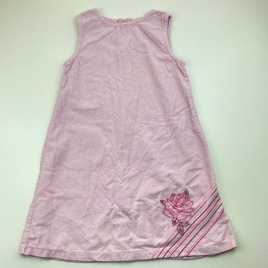 Girls Target, embroidered cotton dress, FUC, size 5, L: 56cm