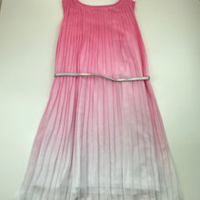 Load image into Gallery viewer, Girls Target, lined pleated party dress, FUC, size 10, L: 75cm