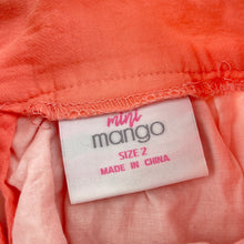 Load image into Gallery viewer, Girls Mango, lined cotton summer dress, GUC, size 2, L: 48cm