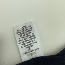 Load image into Gallery viewer, Girls Target, dark navy cotton casual dress, GUC, size 7, L: 67cm