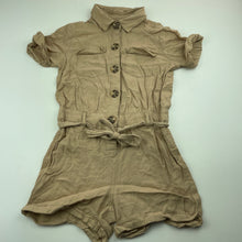 Load image into Gallery viewer, Girls Target, viscose/linen playsuit, FUC, size 7,  