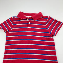 Load image into Gallery viewer, Girls Cotton On, striped cotton polo dress, GUC, size 3, L: 49cm