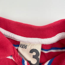 Load image into Gallery viewer, Girls Cotton On, striped cotton polo dress, GUC, size 3, L: 49cm