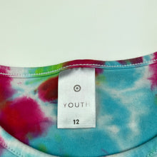 Load image into Gallery viewer, Girls Target, stretchy tie dyed long sleeve top, GUC, size 12,  