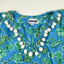 Load image into Gallery viewer, Girls mii love mu, lightweight floral kaftan top, L: 55cm, GUC, size 5,  