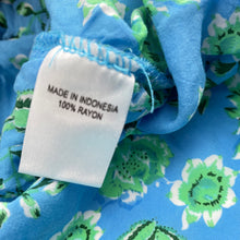 Load image into Gallery viewer, Girls mii love mu, lightweight floral kaftan top, L: 55cm, GUC, size 5,  