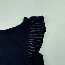 Load image into Gallery viewer, Girls Anko, navy cotton t-shirt / top, EUC, size 4,  