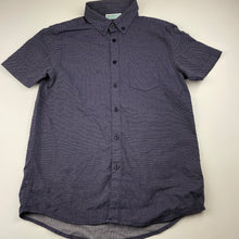 Load image into Gallery viewer, Boys Brooklyn Industries, navy cotton short sleeve shirt, EUC, size 12,  