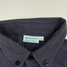Load image into Gallery viewer, Boys Brooklyn Industries, navy cotton short sleeve shirt, EUC, size 12,  