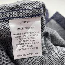 Load image into Gallery viewer, Boys Brooklyn Industries, navy cotton short sleeve shirt, EUC, size 12,  
