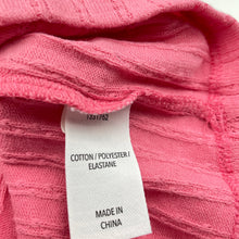 Load image into Gallery viewer, Girls KID, pink knit short sleeve top, EUC, size 7,  