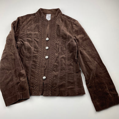 Girls Target, lightweight cotton jacket, (missing button), FUC, size 8,  