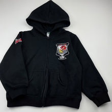 Load image into Gallery viewer, Boys RAMO, fleece lined zip hoodie sweater, martial arts, GUC, size 6,  